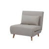 Comfortable recliner chair with adjustable backrest and soft upholstery
