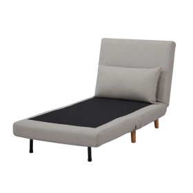 Comfortable recliner chair with adjustable backrest and soft upholstery