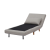 Comfortable recliner chair with adjustable backrest and soft upholstery
