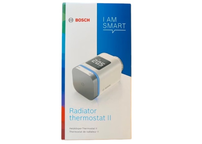 Bosch Smart Home II Radiator Thermostat with App Function, Compatible with Amazon Alexa, Apple HomeKit, Google Home Bosch Smart Home II Radiator Thermostat with App Function, Compatible with Amazon Alexa, Apple HomeKit, Google Home