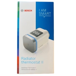 Bosch Smart Home II radiator thermostat with app function, compatible with Amazon Alexa, Apple HomeKit, Google Home