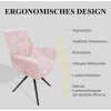 HOMELUX Drehstühle 2er-Set, Polster mit Metallbeinen, bis 110 kg