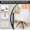 HOMELUX Drehstühle 2er-Set, Polster mit Metallbeinen, bis 110 kg