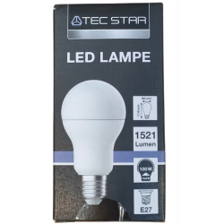 LED lamp Tec Star E27, 1521 lumens
