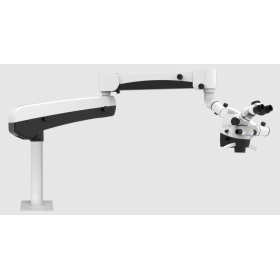 Операционный микроскоп COXO C-CLEAR 2 Pro премиум-класса с апохроматической оптикой, плавным увеличением 0,4–2,5× и встроенной 4K-камерой в головке микроскопа
