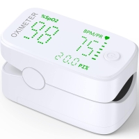 KKmier Pulse Oximeter Oxygen Saturation Meter Finger Finger Oximeter for Quick Measurement of Oxygen Saturation (SpO)