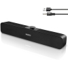 HEANTTV Computer Speaker, 2.0 Bar Speaker, PC Soundbar Hi-Fi Stereo Sound, USB Operation, Computer Speaker for PC, Monitor, Laptop, Music, Ps5, Ipad, Tablet, Smartphone