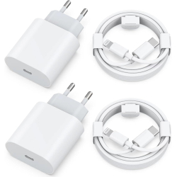 4-Pack 25W Fast Charger and Charging Cable Replacement for iPhone 14/14 Plus/14 Pro/14 Pro Max/13 12 11 SE, Charger Plug Power Adapter Charging Plug Power Plug and 2M Fast Charging Cable Cable Ranengar