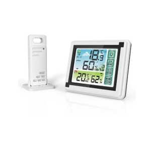 Radio weather station Weather station digital color display indoor