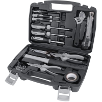 Amazon Basics Household Tool Set, Plastic, Black/Grey, 32 pcs.
