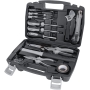 Amazon Basics Haushaltswerkzeug-Set, Kunststoff, schwarz/grau, 32 Teile.
