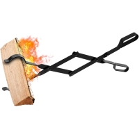 Amagabeli 66cm Fireplace Tongs Fireplace Tongs Fireplace Wood Oven Campfire Grill Camping Tool Fireplace Accessories Fireplace Tongs Fireplace Tongs Firewood Oven Campfire Tongs Fireplace Tool