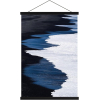 Sanauto A0 - Cornice a guida magnetica in legno per poster, supporto magnetico per poster, supporto per cornici, per immagini e fotografie (84 cm, nero)