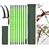 Branch saw with handle 8.4m handsaw Adjustable length, high reach pole with carrying bag, cuts cleanly and quickly for high branches