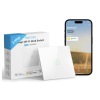 Meross Interruptor Va y Viene Conectado (REQUIERE FIL NEUTRE), Interruptor a 2 Vías WiFi Compatible con Homekit, Alexa, Google Home, Interruptor Táctil con Comando de Voz y Control a Distancia.