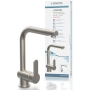 Schütte 79729 London sink faucet, Stainless steel look