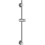 Non-drilled and non-drilled shower rail, chrome