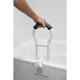 KMINA - Gepolsterter Badewannen Einstiegshilfe für Senioren (Badewannen mit glattem Rand ≥9 cm)