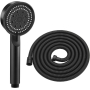 Water-saving shower head, high-pressure shower head, shower head with hose 1.5M, hand shower shower with 5 spray modes