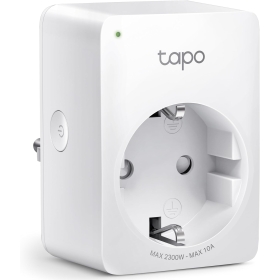 Tapo WLAN Smart Steckdose Tapo P100, Smart Home WiFi Steckdose, Alexa Zubehör, funktioniert mit Alexa, Google Home, Tapo App, Mini, Weiß