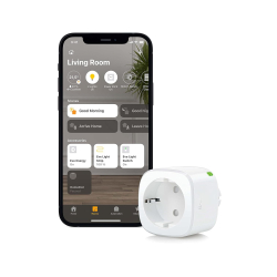 Eve Energy - Switchable smart plug, TÜV certified, power metering, time schedules, turn devices on and off, no bridge required, Bluetooth/Thread, Homekit
