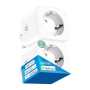 Meross Smart Socket Works with Apple HomeKit 16A, kompatibel mit Alexa, Google Home, 2er-Pack.