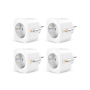 Smart Plug for Apple HomeKit, Refoss 16A WiFi Plug with Energy Monitor, Compatible with Siri Alexa Google Home, 4 Pcs.