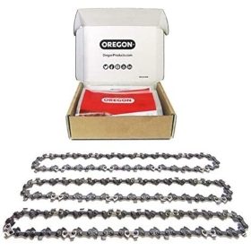 Oregon Paquete de 3 cadenas de sierra LP de 3/8" para barras de 45 cm - 62 eslabones, 1,3 mm - Cadena de bajo retroceso compatible con Husqvarna, McCulloch, Mac Allister y muchas más