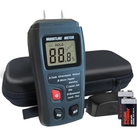 Moisture meter, wood moisture meter