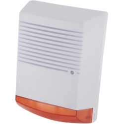 Gefälschte Alarmsirene mit blinkender roter LED