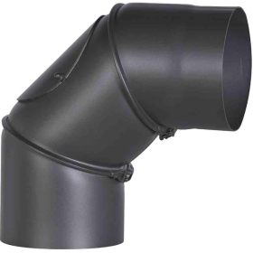 FIREFIX R150/B - Codo de tubo de estufa (chimenea)