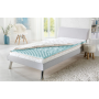 Mattress cover "Softly Comfort", with cold foam core, 7-zone wave structure