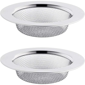 Stainless steel sink strainer, 2 pieces