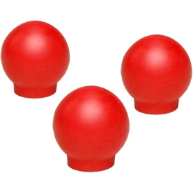 Power Ball Cabinet Handles, 50mm Diameter, M6/M8 Thread - Universal Hard Rubber Handle for Doors, Drawers and Wardrobe