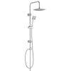 Shower column Lucca with overhead shower overhead shower rain shower chrome-plated