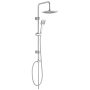 Shower column Lucca with overhead shower overhead shower rain shower chrome-plated