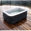 GardWell URBAN whirlpool - for 2 people - 105 aerojets - including heat pump, filter cartridge, pool cover and floor protection mat