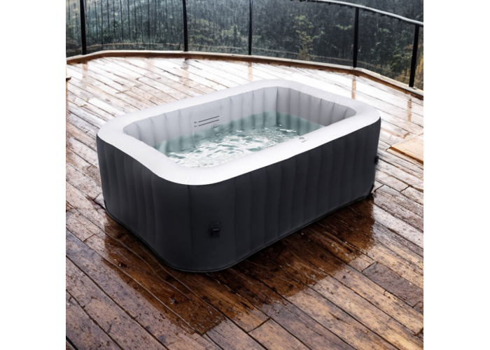 GardWell URBAN whirlpool - for 2 people - 105 aerojets - including heat pump, filter cartridge, pool cover and floor protection mat GardWell URBAN whirlpool - for 2 people - 105 aerojets - including heat pump, filter cartridge, pool cover and floor protection mat