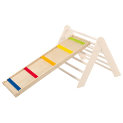 Escalera de escalada y tobogán, 2 en 1