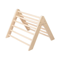 Climbing triangle, made of solid wood