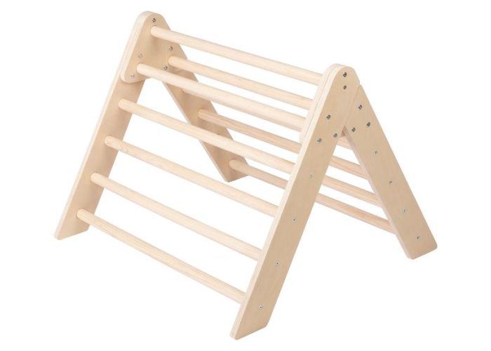 Climbing triangle, made of solid wood Climbing triangle, made of solid wood