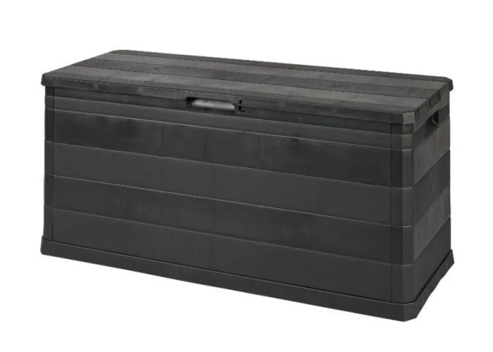 Gartenbox, im Holzlamellen-Design Gartenbox, im Holzlamellen-Design