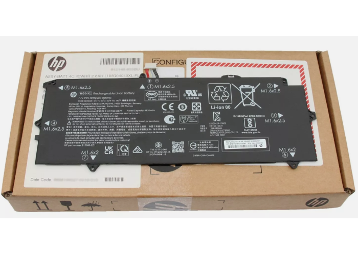 Batería original HP MG04 de 40 Wh Batería original HP MG04 de 40 Wh