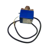 Mut SF25 M1 230V zone valve, 3-way diverter, spring return, blue/yellow