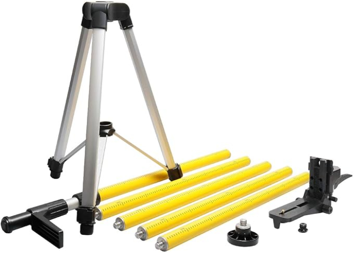 Huepar Laser Tripod 3.7 m Telescopic with Adjustable Mounting Screw Set Huepar Laser Tripod 3.7 m Telescopic with Adjustable Mounting Screw Set
