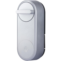 Yale Linus Smart Lock, Design-Türschloss, Schlüssellos, Silber 