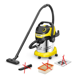 Kärcher WD 5 S V-25/5/22 – Aspiradora en seco y húmedo de 1100 W y 25 L
