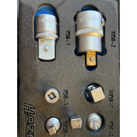 Juego de adaptadores HAZET 163-217/6, multicolor