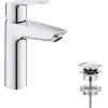Одноважільний змішувач для раковини GROHE QuickFix, хром