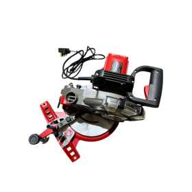 Einhell TC-MS 2112 mitre saw (max. 1,600 W, 5,000 rpm, high-quality carbide-tipped saw blade, rotating table with 45° left/right angle adjustment)